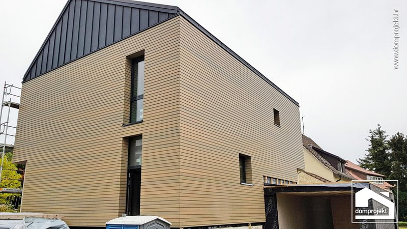 Contemporary prefab house in Fellbach
