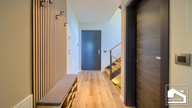 Modern prefab house with pool in Fužine