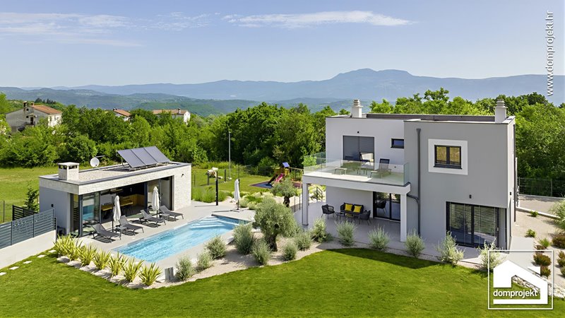 Modern prefab house in Kukurini