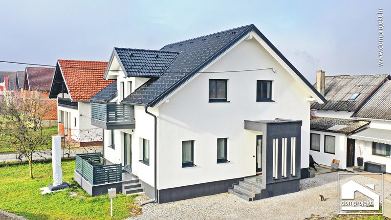 Contemporary prefab house in Petrovina Turopoljska
