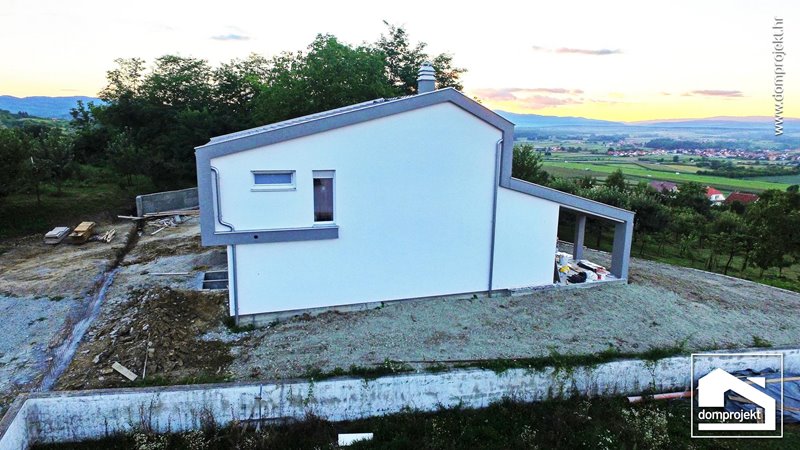 Contemporary prefab house in Požega