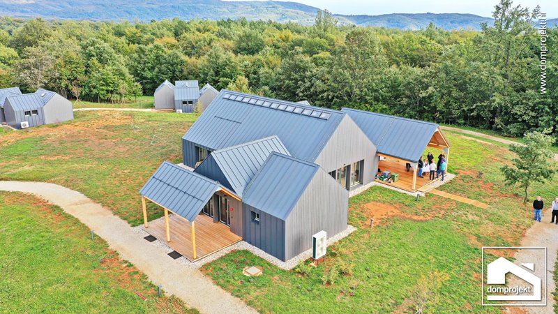 Contemporary prefab house in Žumberak