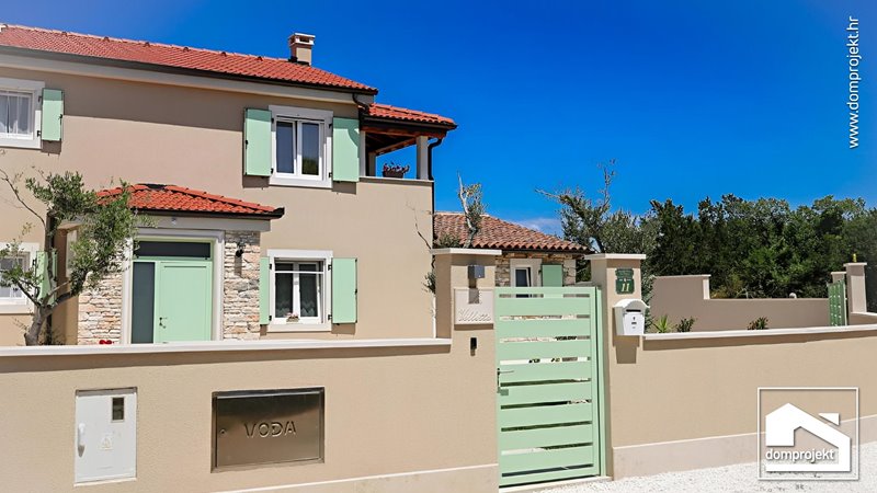Contemporary two-storey prefab house in Bale