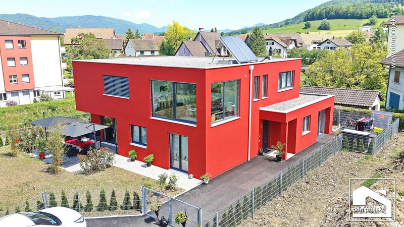 Prefab house in Courrendlin