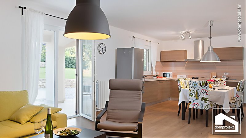 Contemporary prefab house in Labin