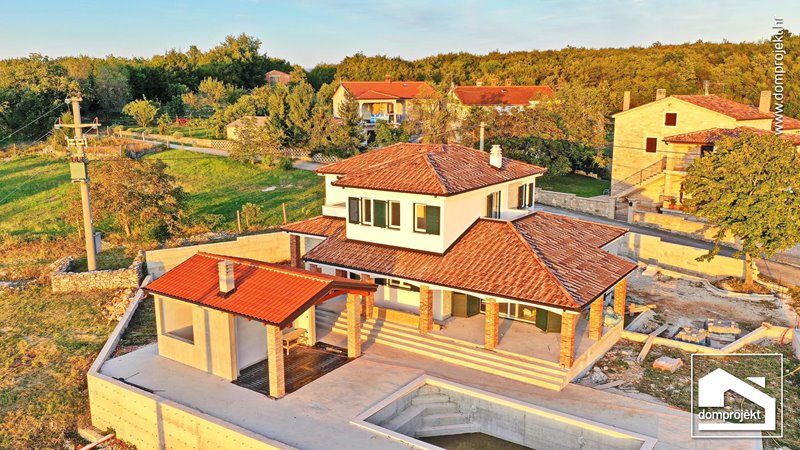 High-quality two-storey prefab house in Šorgi