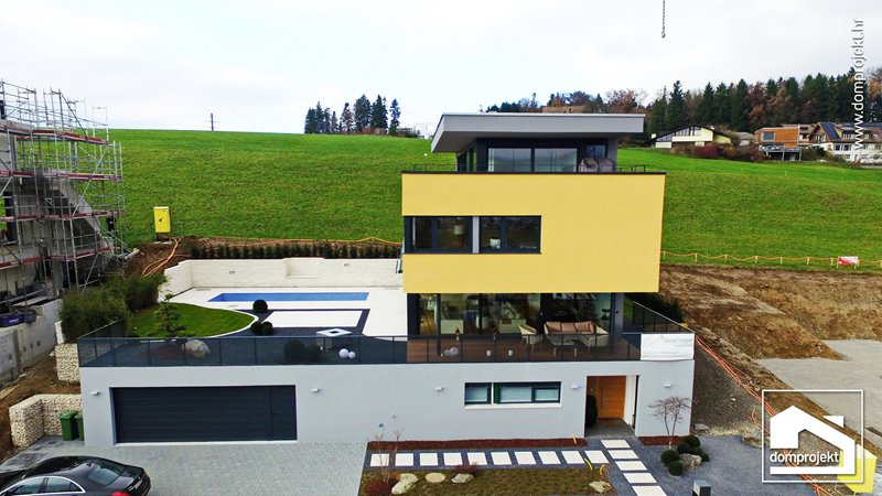 Modern prefab house in Baar
