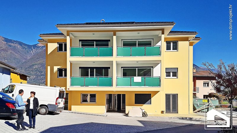 Prefab house in Contone