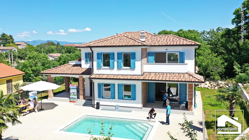 Modern prefab house in Gabonjin