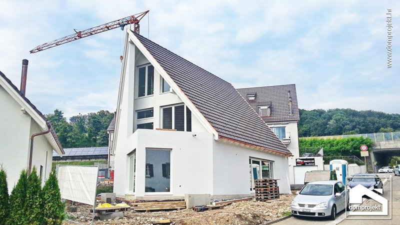 Prefab house in Giebenach