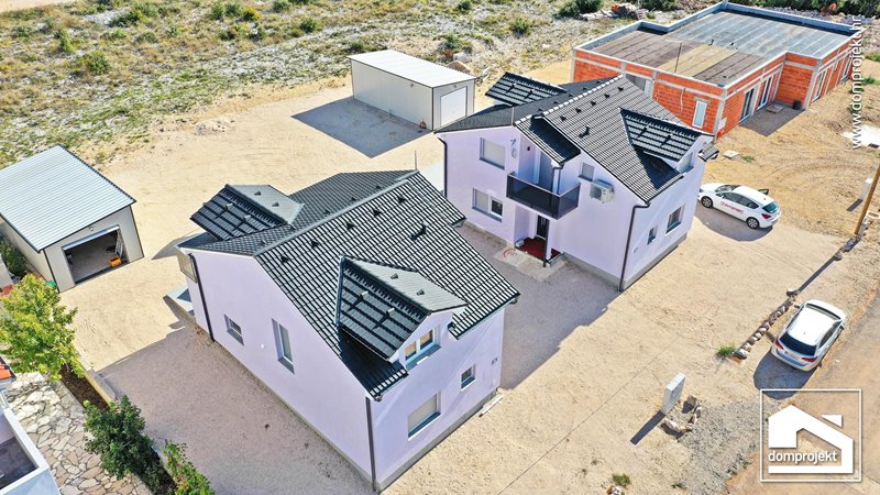 Contemporary prefab house with attic in Kakma