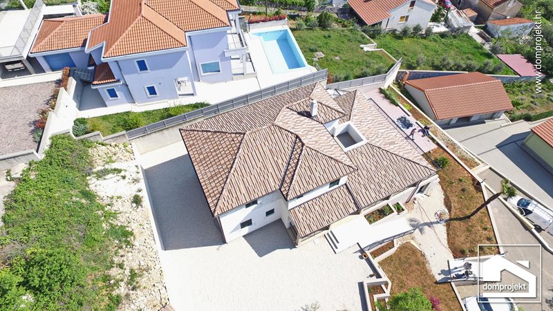 Contemporary two-storey prefab house in Kostrena Sveta Lucija