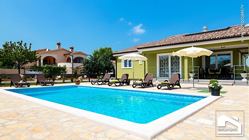 Modern prefab house in Labin