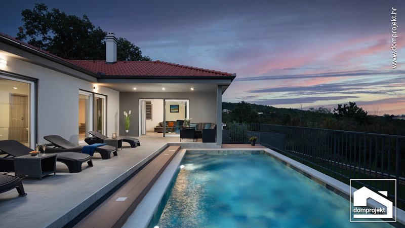 Modern prefab house in Labin
