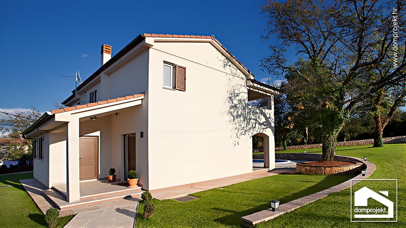 Modern prefab house in Labin