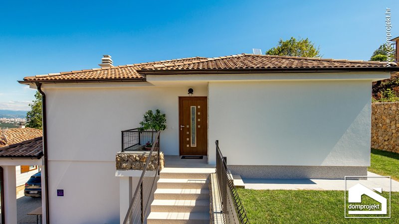Modern prefab house in Pobri