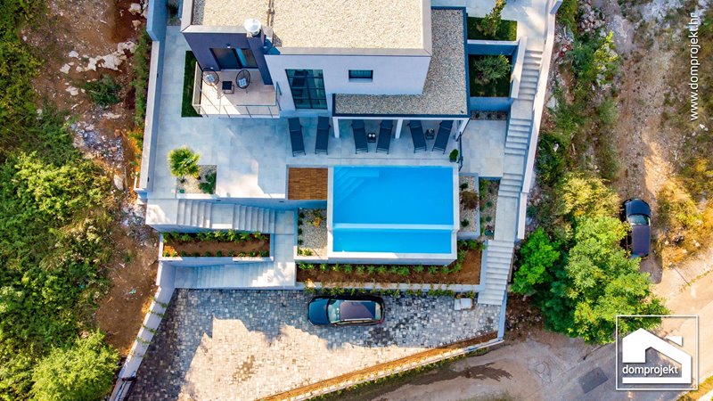 Modern prefab house in Rukavac