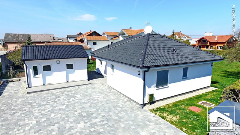Contemporary prefab bungalow in Velika Gorica