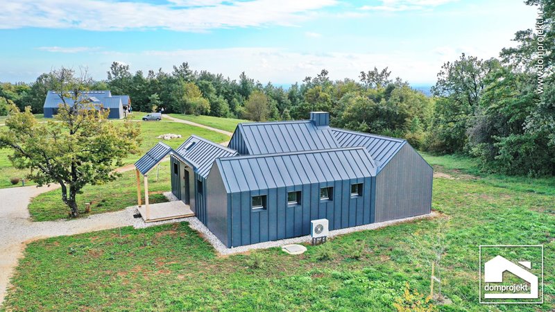 Contemporary prefab bungalow in Žumberak