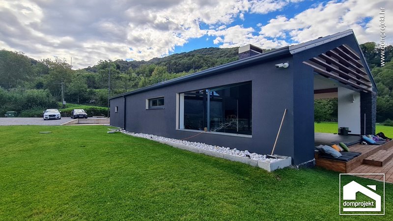 Energy-efficient prefab house in Bodrež