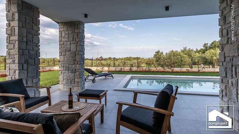 Contemporary prefab house in Buje