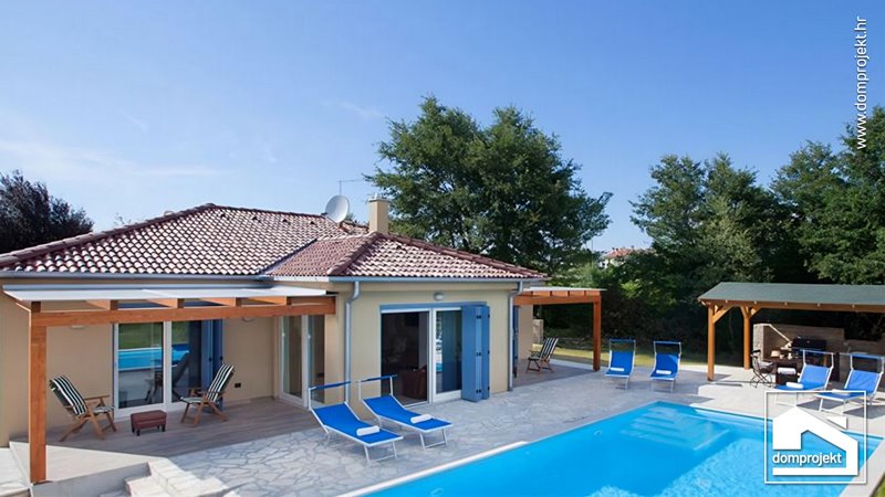 High-quality prefab bungalow in Grožnjan