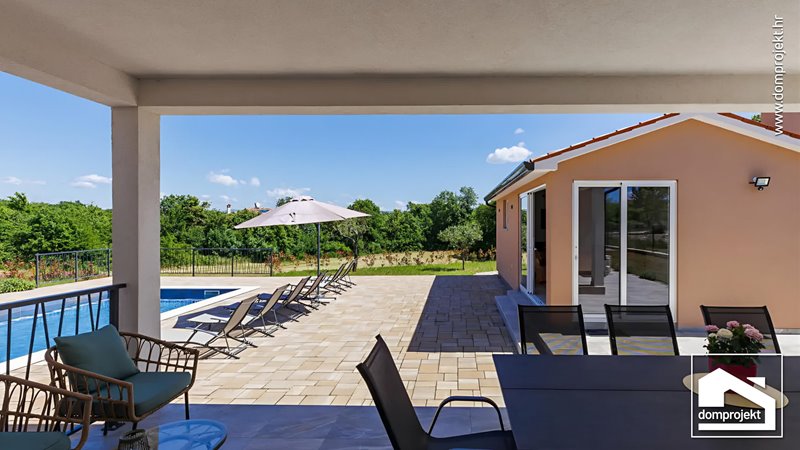 Contemporary prefab house in Kunj
