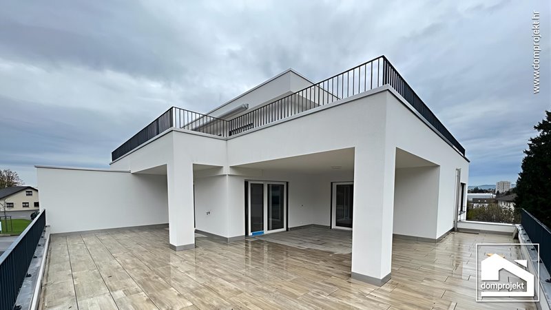 Modern prefab multi-family building in Reinach
