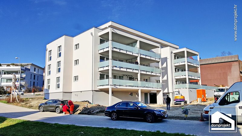 Prefab apartment building in Pfaffnau