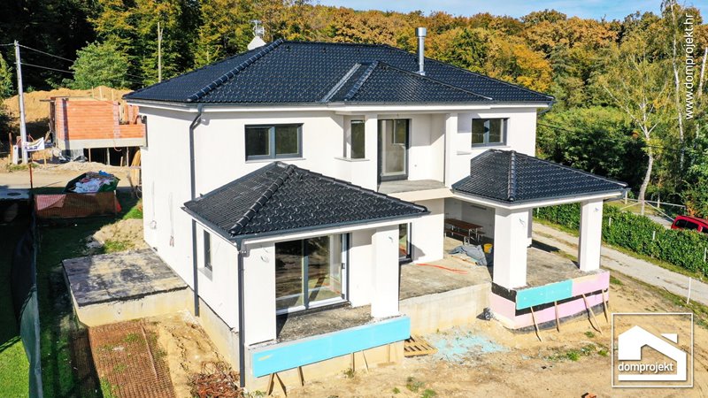 Modern prefab house in Brdovec