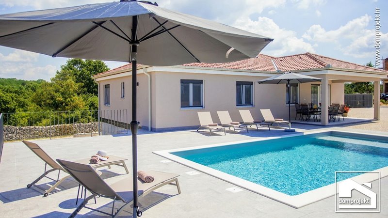 Modern prefab bungalow in Burići
