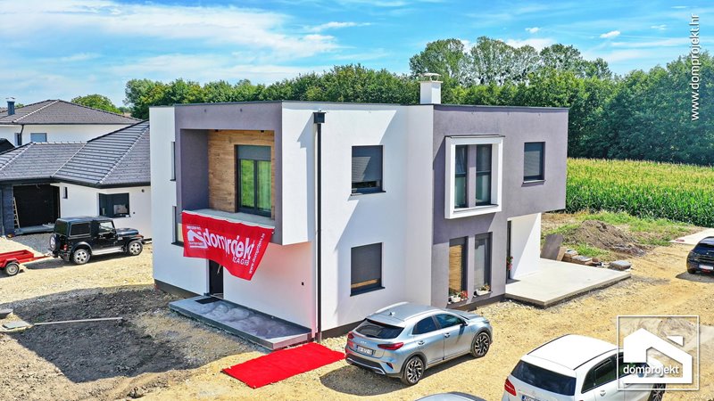 Modern prefab house in Donji Kraljevec