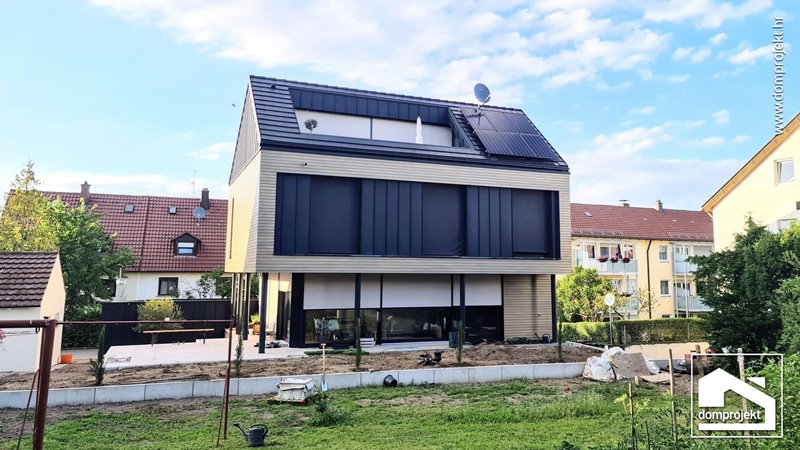 Modern prefab house in Fellbach