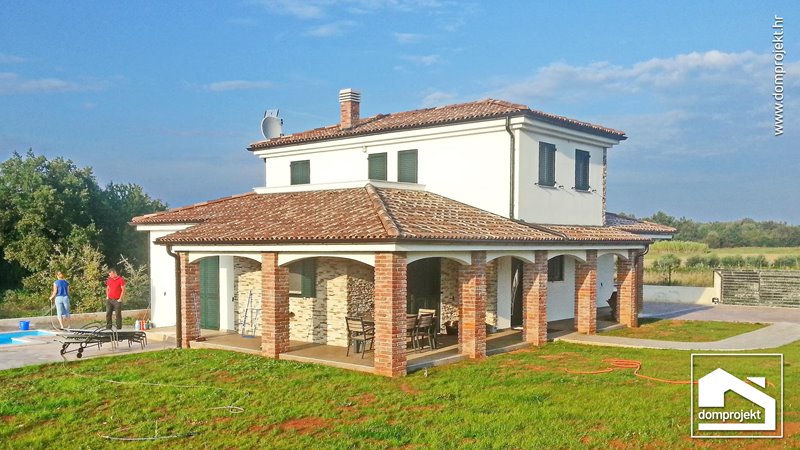 Modern prefab house in Fuškulin
