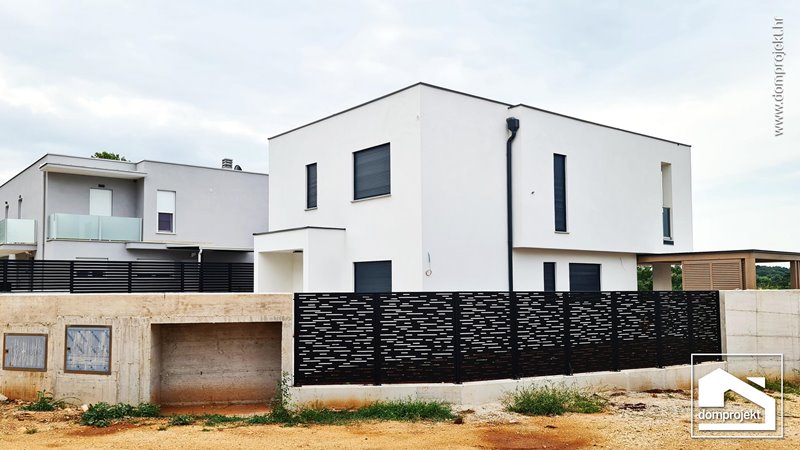 Modern two-storey prefab house in Karigador
