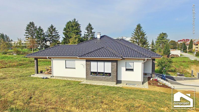 Modern prefab house in Križevci