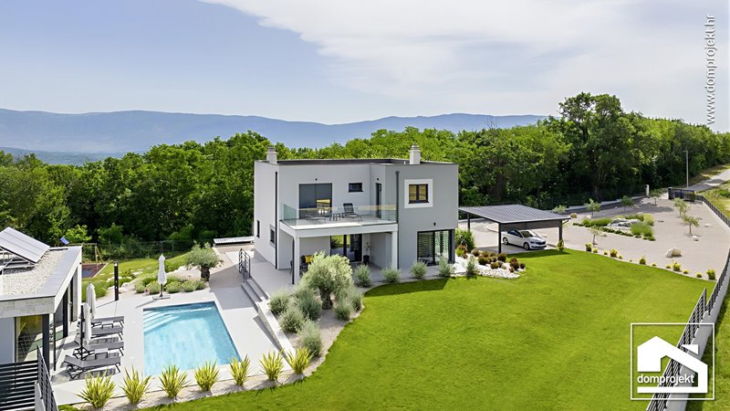 Prefab house with pool in Kukurini
