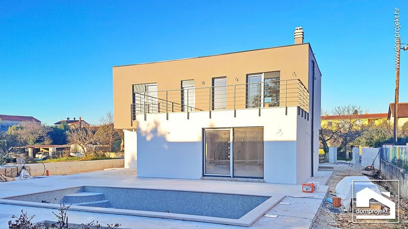 Modern two-storey prefab house in Medulin