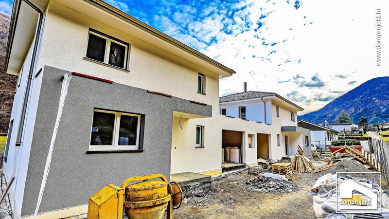 Modern prefab house in Moghegno