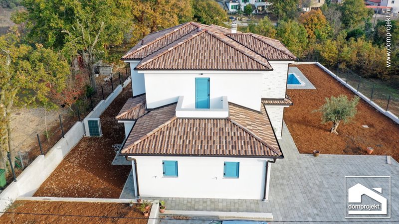 Modern two-storey prefab house in Mušalež