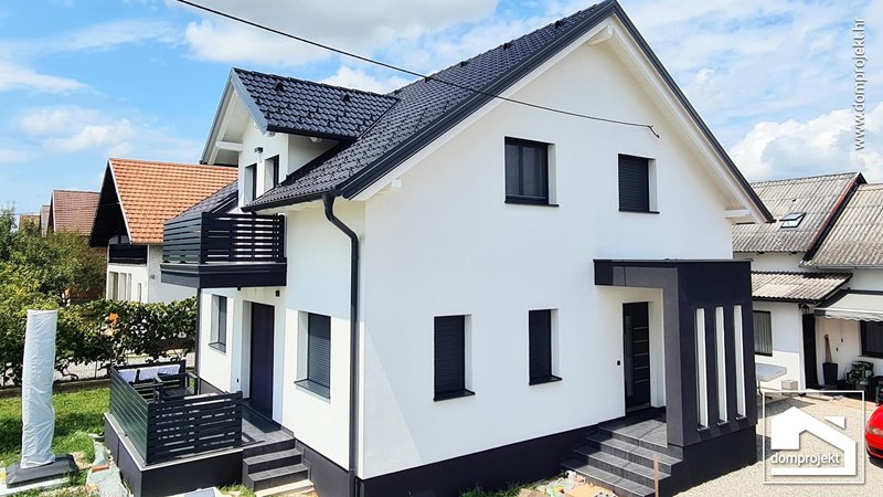 Modern prefab house in Petrovina Turopoljska