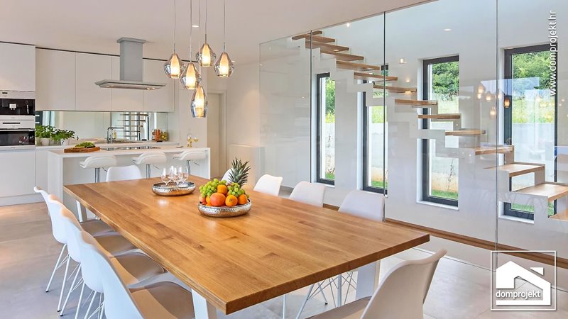 Modern two-storey prefab house in Sinj