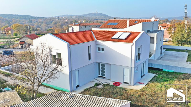 Modern two-storey prefab house in Sošići
