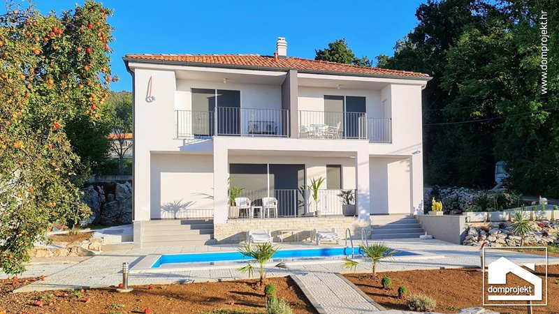 Modern two-storey prefab house in Veprinac