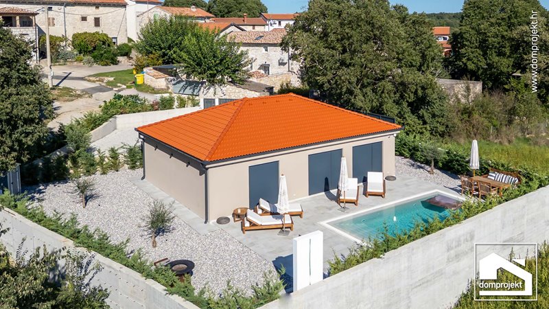 Modern prefab bungalow in Vrsar