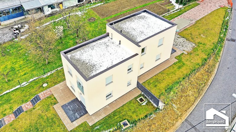 Modern prefab house in Zagreb