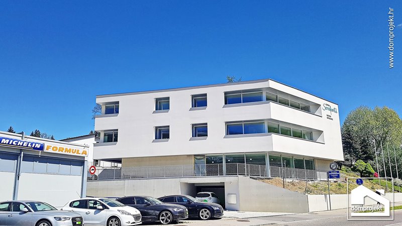 Modern prefab residential building in Lugano