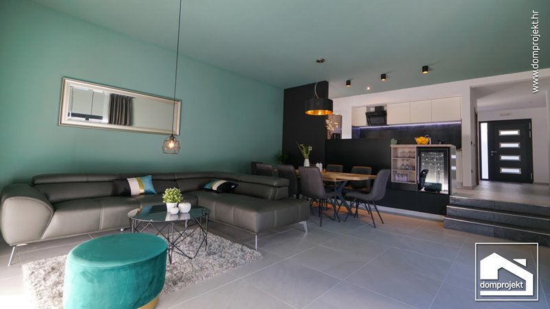 Contemporary two-storey prefab house in Brodarica