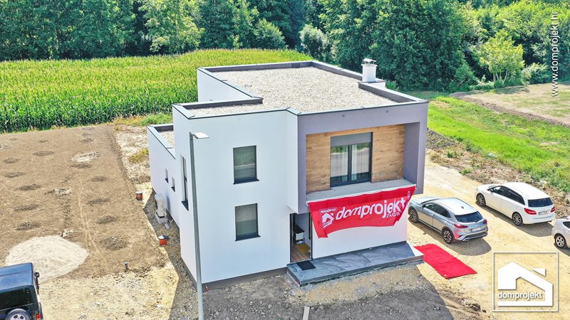 Energy-efficient two-storey prefab house in Donji Kraljevec