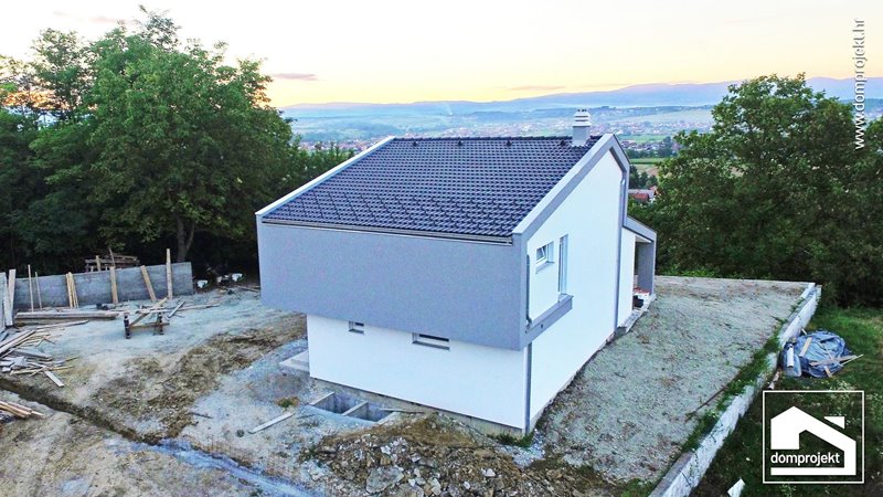 Energy-efficient two-storey prefab house in Požega
